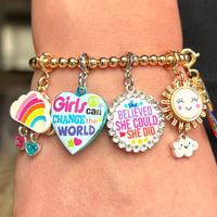 Charm It! - Girls Can Change the World Locket Charm