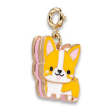 Charm It! - Gold Corgi Charm