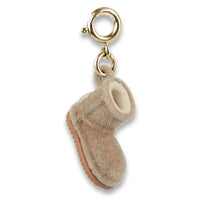 Charm It! - Gold Furry Bootie Charm