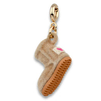 Charm It! - Gold Furry Bootie Charm