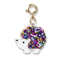 Charm It! - Gold Glitter Hedgehog Charm