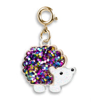 Charm It! - Gold Glitter Hedgehog Charm