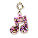 Charm It! - Gold Glitter Music Note Charm