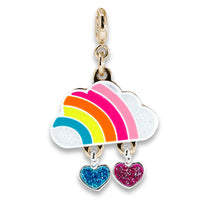 Charm It! - Gold Rainbow Cloud Charm