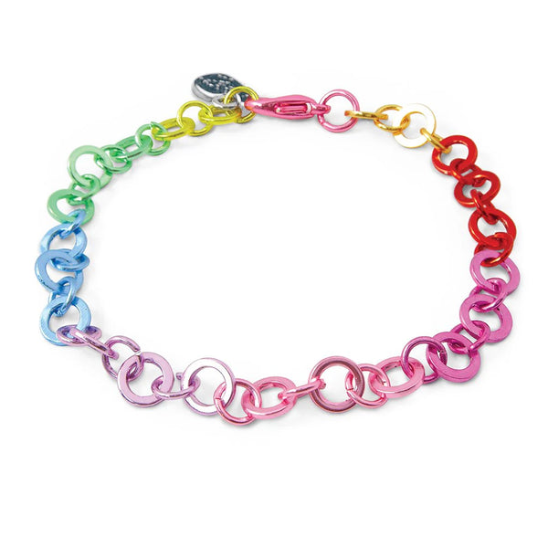 Charm It! - Rainbow Chain Bracelet