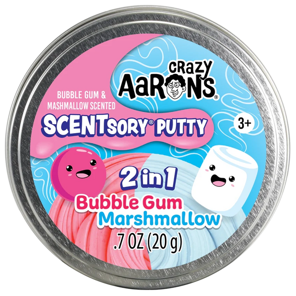 Crazy Aaron's - SCENTsory Duos Putty - Bubblegum/Marshmallow