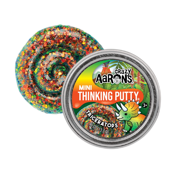 Crazy Aaron's Thinking Putty - 2" Triceratops