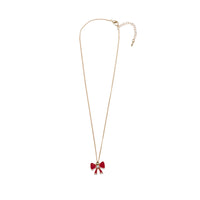 Great Pretenders - Holiday Bow Necklace