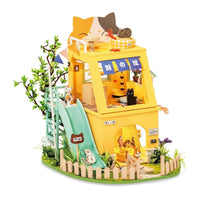 Hands Craft - DIY Miniature House Kit - Cat House