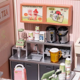 Hands Craft - DIY Miniature Dollhouse Kit - Double Joy Bubble Tea