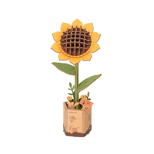 Hands Craft - Wooden Bloom Craft - Sunflower