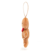 Jellycat - Festive Folly Gingerbread Fred Ornament