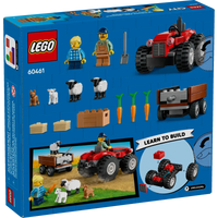 Lego - Red Farm Tractor with Trailer & Sheep