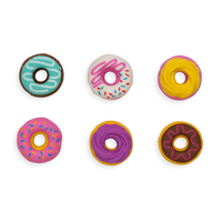 Ooly - Dainty Donuts Pencil Erasers - Set of 6