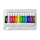 Ooly - Paintology Acrylic Paint Set of 12 and 2 Brushes - Classic Colors