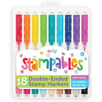 Ooly - Stampables Double-Ended Stamp Markers - Set of 18