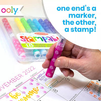 Ooly - Stampables Double-Ended Stamp Markers - Set of 18