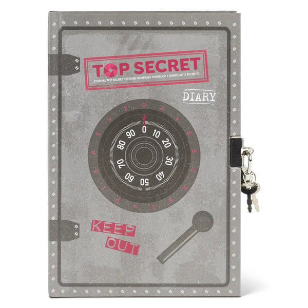 Tiger Tribe - Lockable Diary - Top Secret