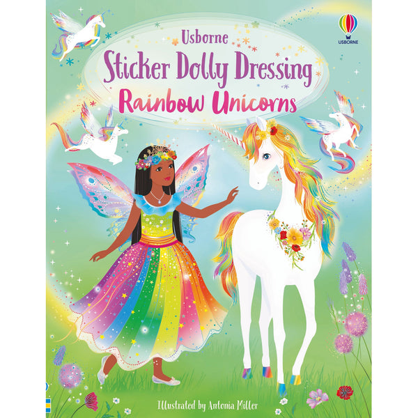 Usborne - Sticker Dolly Dressing - Rainbow Unicorns