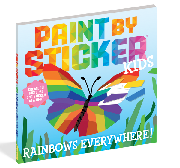 Workman Publishing - Paint By Sticker Kids - Rainbows Everywhere