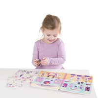 Melissa & Doug - Day of Glamour - Deluxe Puffy Sticker Album